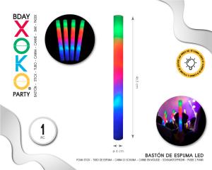 BASTON DE ESPUMA LED 46,5cm