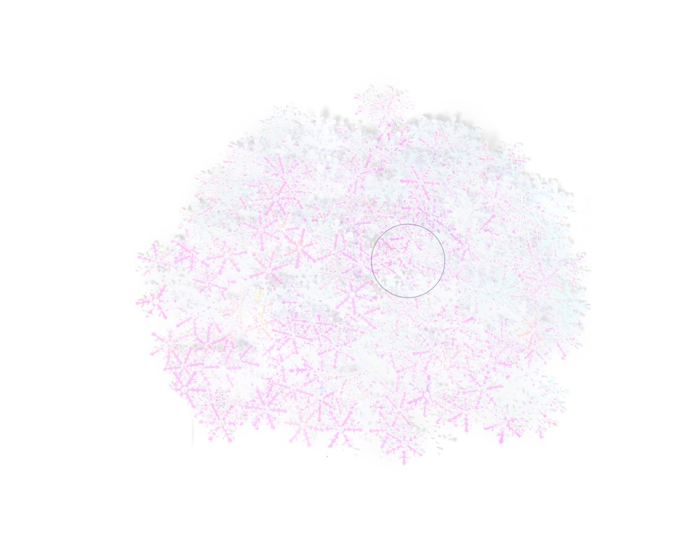 CONFETTI 2CM COPOS BRILLANTES