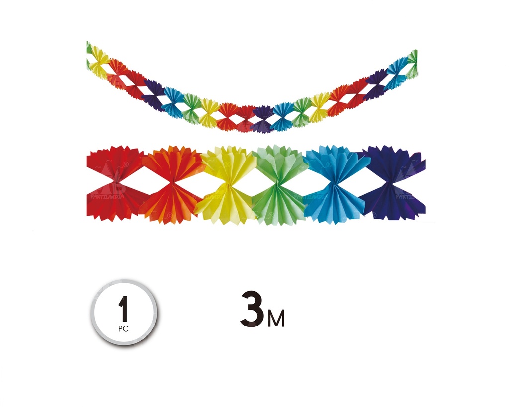 GUIRNALDA 3M LAZOS