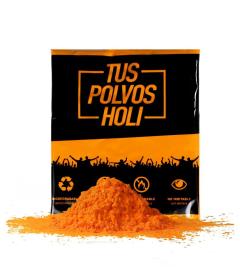 POLVOS HOLI NARANJA INDIVIDUAL 75GR.
