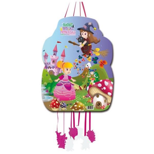 PIÑATA PERFIL HADAS,BRUJAS Y PRINCESAS