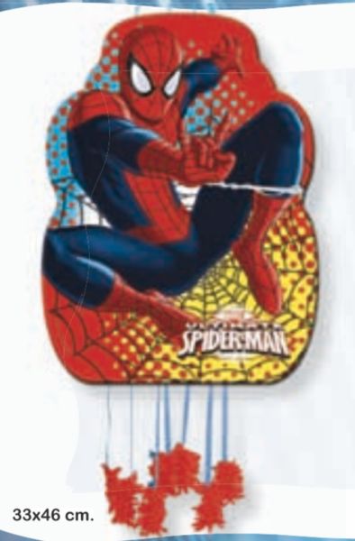 PIÑATA PERFIL  SPIDERMAN