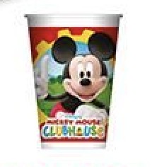 VASOS PLAST.MICKEY 10UND.