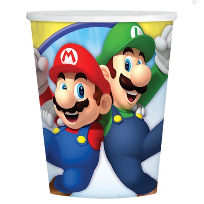 *VASOS 25CL: SUPER MARIO (8)