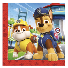 SERVILLETAS 33X33 PATRULLA CANINA FSC (20UND)