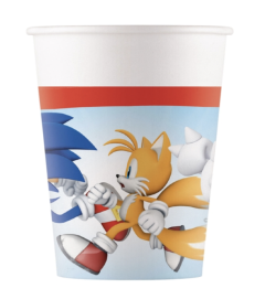VASOS PAPEL 200ML SONIC FSC (8UND)