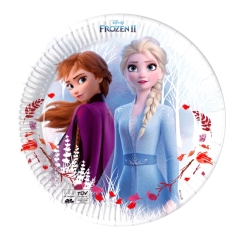 PLATOS PAPEL 20CM FROZEN 2 COMPOSTABLE (8UND)