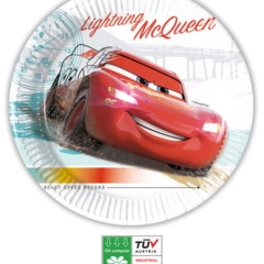 PLATOS 23CM CARS HIGH SPEED COMPOSTABLE (8UND)