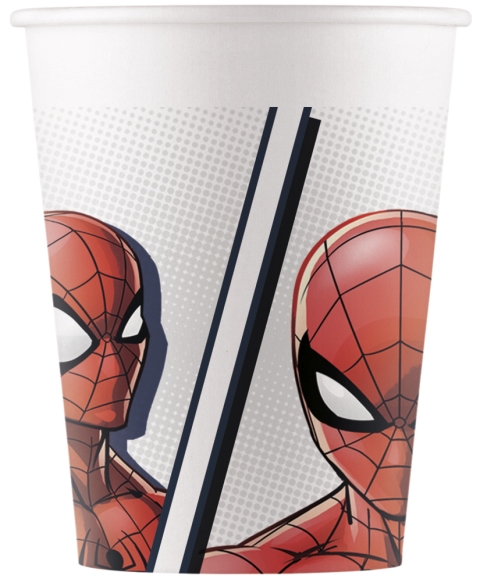 VASOS PAPEL 200ML SPIDERMAN COMPOSTABLE (8UND)