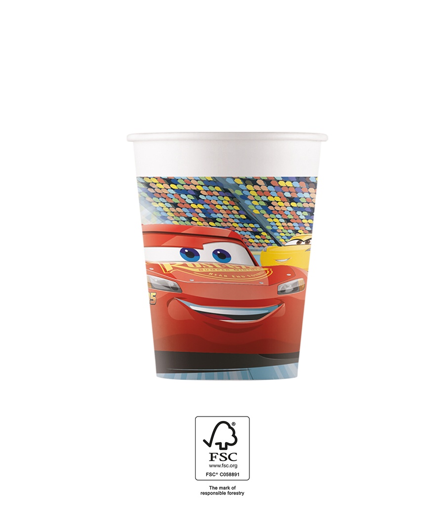 VASOS PAPEL 200ML CARS 3 (8UND)