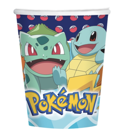 VASOS 250ML POKEMON (8UND)