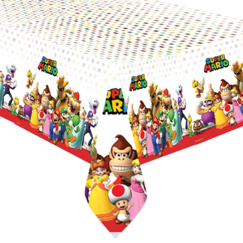 *MANTEL PLAST. 120X180CM: SUPER MARIO