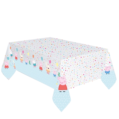 *MANTEL PLAST. PEPPA PIG PARTY 1,8X1,2M