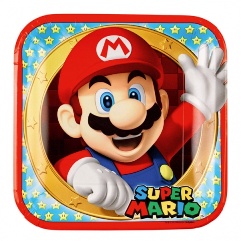 *PLATOS 23CMSUPER MARIO CUADRADO (8)