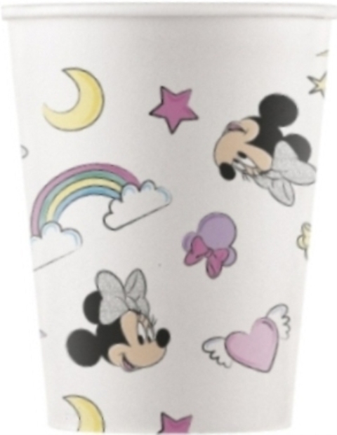 VASOS PAPEL 200ML MINNIE UNICORNIO COMPOSTABLE (8U