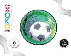 [53540] PLATO 18CM FUTBOL 6PC