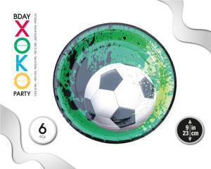 [53541] PLATO 23CM FUTBOL 6PC