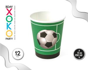 [53542] VASO 9OZ FUTBOL 12PC