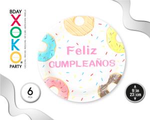 [57175] PLATO 23CM DONUT 6PC