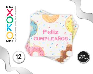 [57178] SERVILLETA DONUT 12PC