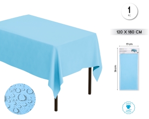[92800-2] MANTEL PAPEL IMPERMEABLE 120*180CM AZUL