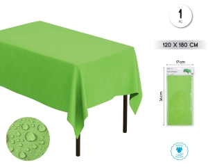 [92802] MANTEL PAPEL IMPERMEABLE 120*180CM VERDE CLARO