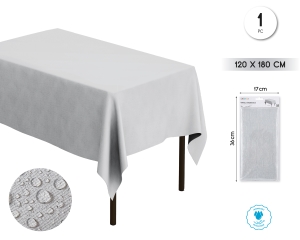[92808] MANTEL PAPEL IMPERMEABLE 120*180CM PLATA