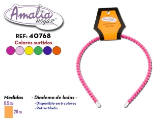 [A40768] DIADEMA BOLAS