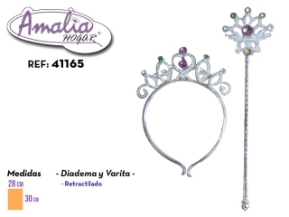 [A41165] SET CORONA Y VARITA