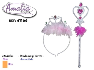 [A41166] SET CORONA Y VARITA