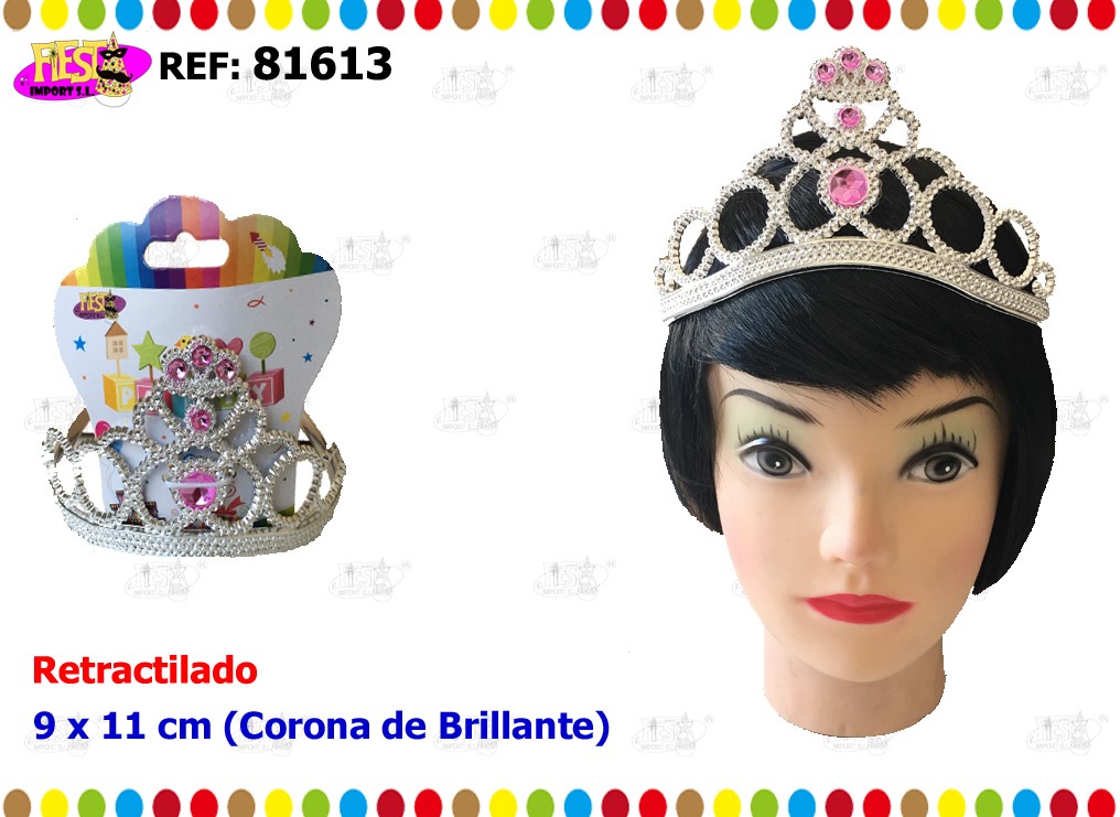 [81613] CORONA DE BRILLANTE 9X 11 CM