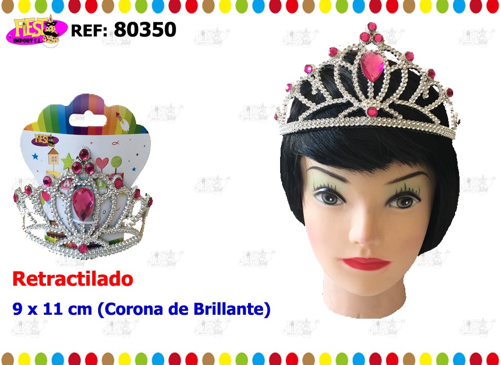 [80350] CORONA DE BRILLANTE 9X 11 CM