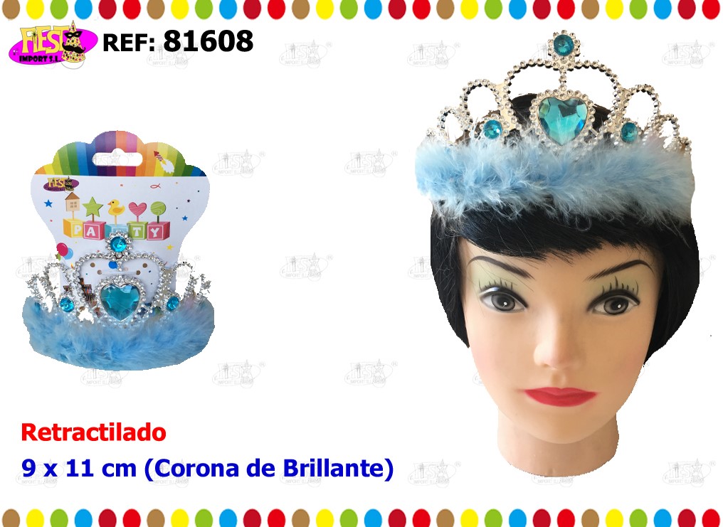 [81608] CORONA DE BRILLANTE 9X 11 CM