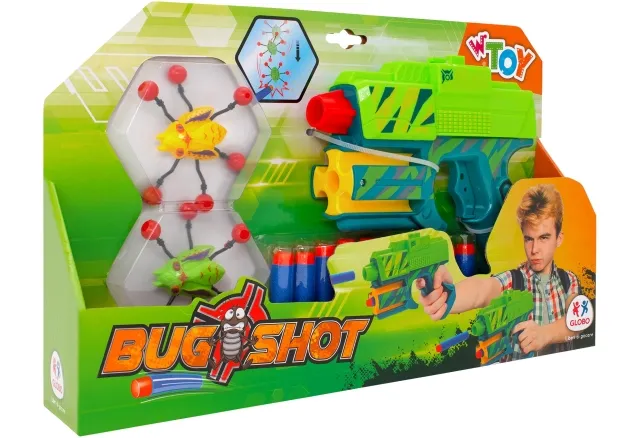 [39438] PISTOLA C/10 PROYECTILES + 2 INSECTOS